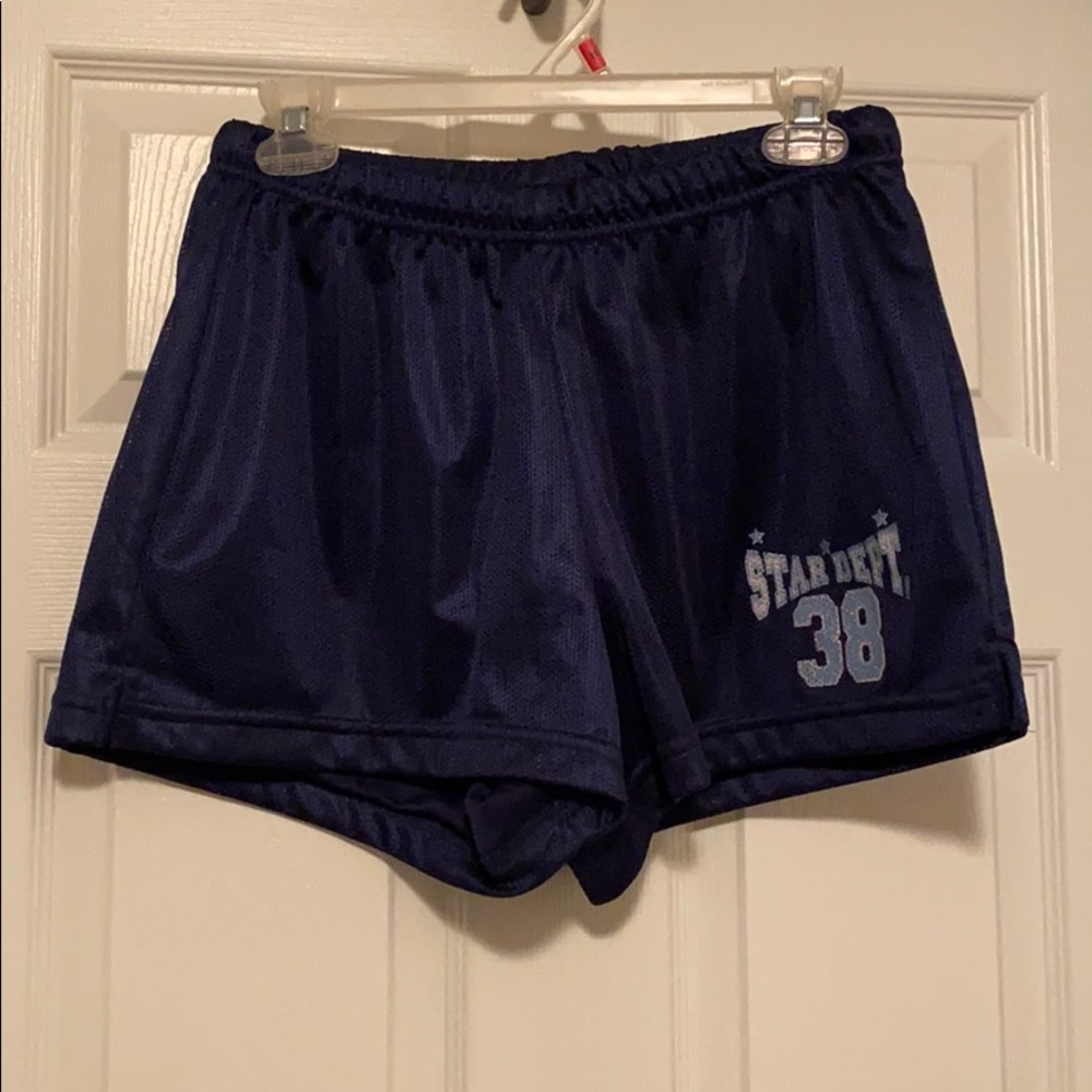 Athletic shorts - Navy blue - Junior’s size Large - Mint Condition        gym